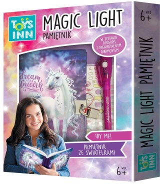 Stnux Pamiętnik Stnux Magic Light Unicorn A5 (STN7823)