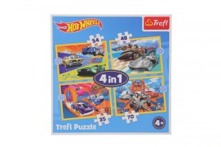 Trefl Puzzle Trefl Hot Wheels 4w1 Pojazdy 4w1 el. (34627)