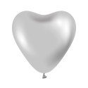 Godan Balon gumowy Godan Beauty&Charm platynowe srebrne serca 6szt. srebrny 300mm 12cal (CB-S6LS)