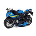 Lean Motocykl z Napędem Frykcyjnym Na Baterie Dźwiękiem 1:14 Niebieski Lean (5971)