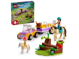 Lego Klocki konstrukcyjne Lego Friends Przyczepka dla konia i kucyka (42634)