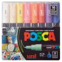 Posca Marker specjalistyczny Posca PC-1M 16 sztuk 5906340928415, mix 3-19mm okrągła końcówka (194521)