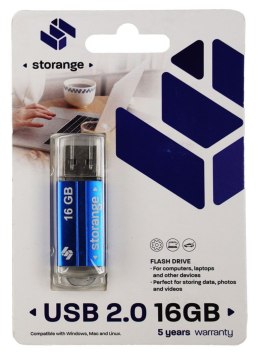 Storange Pendrive Storange Blue 16GB (STORANPEN16GBBLUE2.0)