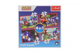 Trefl Puzzle Trefl Sonic 4w1 Przygody Sonica 4w1 el. (34625)