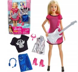 Barbie Lalka Rock star Muzyczna Kariera Barbie (GDJ34)