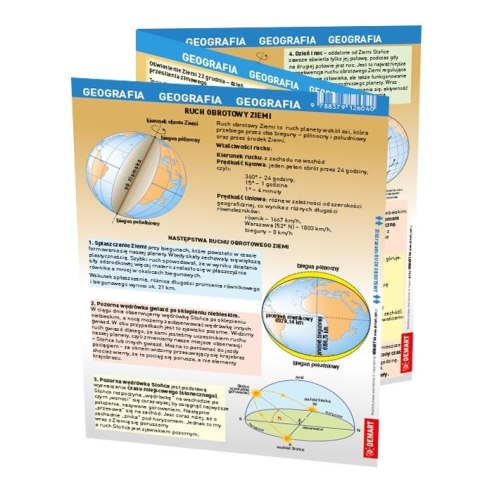 Demart Książeczka edukacyjna maxi ściąga geografia Demart