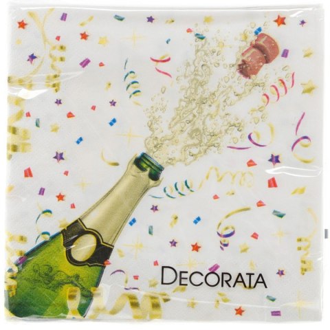 Godan Serwetki Godan SPARKLING CELEBRATION biała papier [mm:] 330x330 (86849)