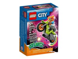 Lego Klocki konstrukcyjne Lego City Motocykl kaskaderski z niedźwiedziem (60356)