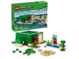 Lego Klocki konstrukcyjne Lego Minecraft Domek na plaży żółwi (21254)