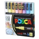 Posca Marker specjalistyczny Posca SOFT COLORS 8 sztuk, mix 0,9-1,3mm okrągła końcówka (177313)