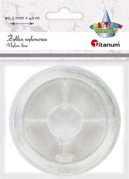 Titanum Żyłka ozdobna Craft-Fun Series 0,5 mm x 4 m przezroczysta Titanum (nylon)