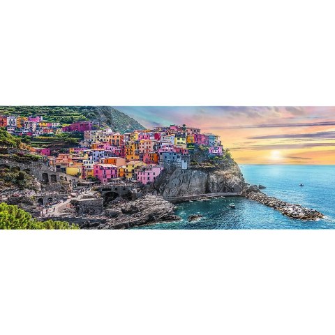 Trefl Puzzle Trefl Vernazza o zachodzie słońca, Włochy 500 el. (29516) Trefl Puzzle Trefl Vernazza o zachodzie słońca, Włochy 500 el. (29516)