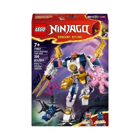 Lego Klocki konstrukcyjne Lego Ninjago Mech żywiołu technologii Sory (71807)