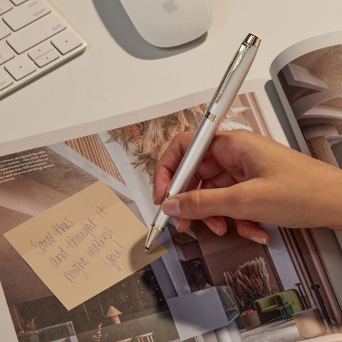 Parker Ekskluzywne pióro kulkowe im f MONOCHROME CHAMPAGNE wkład niebieski Parker (2172955)