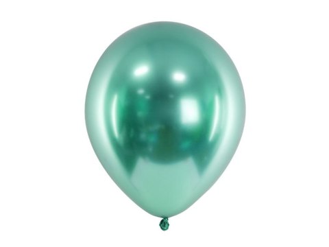 Partydeco Balon gumowy Partydeco Metalizowane Glossy zielony 300mm (CHB1-012B-50)