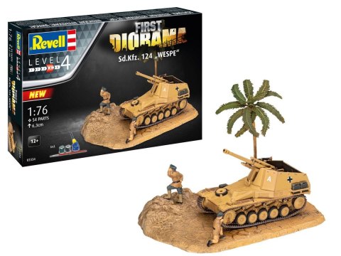 Revell Model do sklejania Revell Sd.Kfz. 124 Wespe - First Diorama Set (03334)