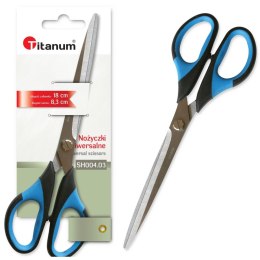 Titanum Nożyczki Titanum ergonomiczne 18cm (SH004-03)