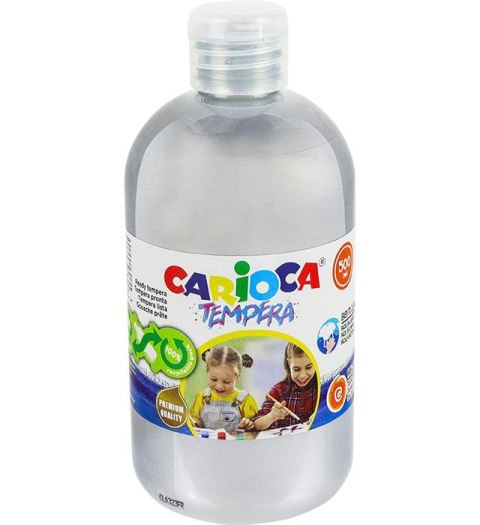 Carioca Farba tempera Carioca kolor: srebrny 500ml 1 kolor. (170-2714)