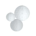 Godan Dekoracja 3 kule, białe (15 cm, 20 cm, 25 cm) Godan (QT-RDKB)