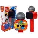 Lean Mikrofon zabawkowy Dziecięcy Bezprzewodowy Karaoke Głośnik Bluetooth Czerwony Lean (7828)