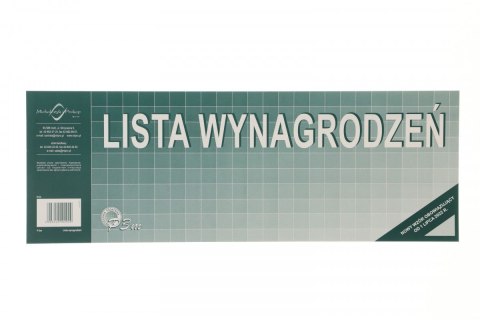 Michalczyk i Prokop Druk offsetowy Michalczyk i Prokop Lista wynagrodzeń 1/2 A3 (P03-M)