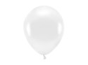 Partydeco Balon gumowy Partydeco Metalizowane Eco Balloons biały 260mm (ECO26M-008)