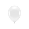 Partydeco Balon gumowy Partydeco Metalizowane Eco Balloons biały 260mm (ECO26M-008)