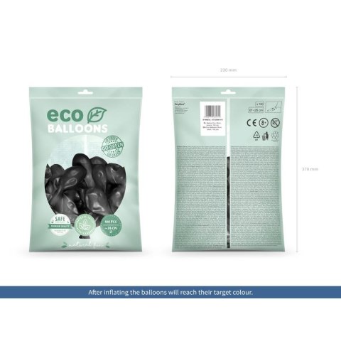 Partydeco Balon gumowy Partydeco Metalizowane Eco Balloons czarny 260mm (ECO26M-010) Partydeco Balon gumowy Partydeco Metalizowane Eco Balloons czarny 260mm (ECO26M-010)