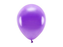 Partydeco Balon gumowy Partydeco Metalizowane Eco Balloons fioletowy 260mm (ECO26M-014)