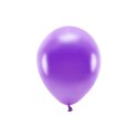 Partydeco Balon gumowy Partydeco Metalizowane Eco Balloons fioletowy 260mm (ECO26M-014)