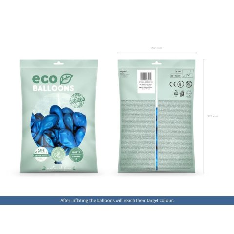 Partydeco Balon gumowy Partydeco Metalizowane Eco Balloons niebieska 260mm (ECO26M-001) Partydeco Balon gumowy Partydeco Metalizowane Eco Balloons niebieska 260mm (ECO26M-001)