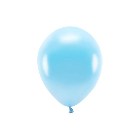 Partydeco Balon gumowy Partydeco Metalizowane Eco Balloons niebieski jasny 260mm (ECO26M-001J)