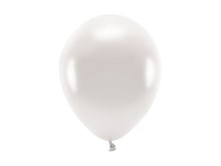 Partydeco Balon gumowy Partydeco Metalizowane Eco Balloons perłowy 260mm (ECO26M-070)