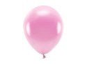 Partydeco Balon gumowy Partydeco Metalizowane Eco Balloons różowy 260mm (ECO26M-081)