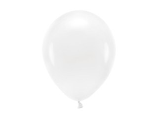 Partydeco Balon gumowy Partydeco Pastel Eco Balloons biały 260mm (ECO26P-008)