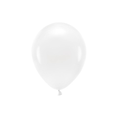 Partydeco Balon gumowy Partydeco Pastel Eco Balloons biały 260mm (ECO26P-008)