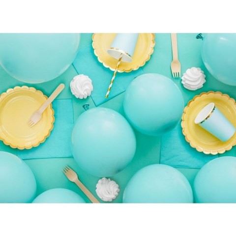 Partydeco Balon gumowy Partydeco Pastel Eco Balloons ciemnomiętowy 260mm (ECO26P-103C)