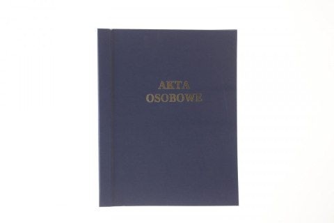 Warta Teczka do akt osobowych Warta ABCDE niezadrukowana A4 granatowy karton (021824339102)