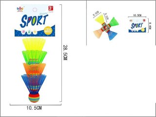Adar Lotka do badmintona Adar 4szt., kolorowe (591684)