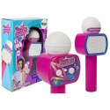 Lean Mikrofon zabawkowy Dziecięcy Bezprzewodowy Karaoke Głośnik Bluetooth Różowy Lean (7827)