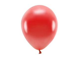 Partydeco Balon gumowy Partydeco Metalizowane Eco Balloons czerwony 260mm (ECO26M-007)