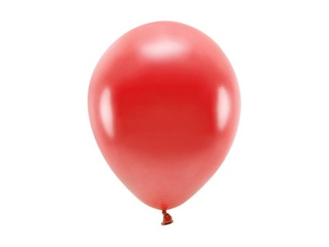 Partydeco Balon gumowy Partydeco Metalizowane Eco Balloons czerwony 260mm (ECO26M-007)