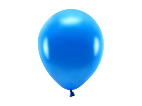 Partydeco Balon gumowy Partydeco Metalizowane Eco Balloons granatowy 260mm (ECO26M-074)