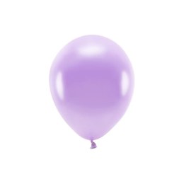 Partydeco Balon gumowy Partydeco Metalizowane Eco Balloons lawendowy 260mm (ECO26M-002)