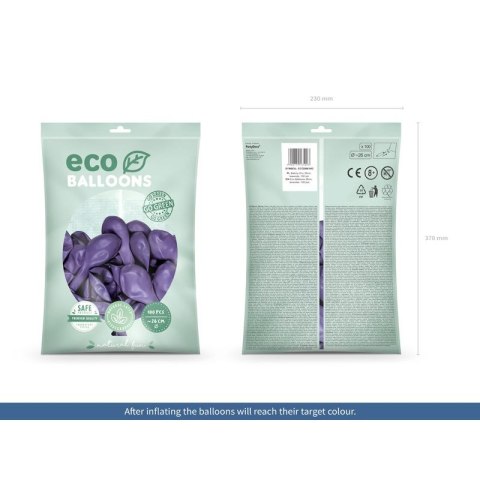 Partydeco Balon gumowy Partydeco Metalizowane Eco Balloons lawendowy 260mm (ECO26M-002) Partydeco Balon gumowy Partydeco Metalizowane Eco Balloons lawendowy 260mm (ECO26M-002)