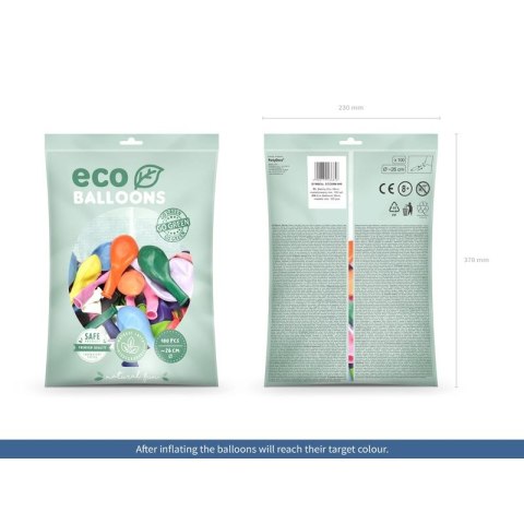 Partydeco Balon gumowy Partydeco Metalizowane Eco Balloons mix 260mm (ECO26M-000)