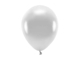 Partydeco Balon gumowy Partydeco Metalizowane Eco Balloons srebrny 260mm (ECO26M-018)