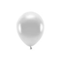 Partydeco Balon gumowy Partydeco Metalizowane Eco Balloons srebrny 260mm (ECO26M-018)