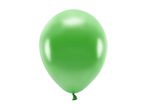 Partydeco Balon gumowy Partydeco Metalizowane Eco Balloons zielony 260mm (ECO26M-101)