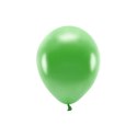 Partydeco Balon gumowy Partydeco Metalizowane Eco Balloons zielony 260mm (ECO26M-101)